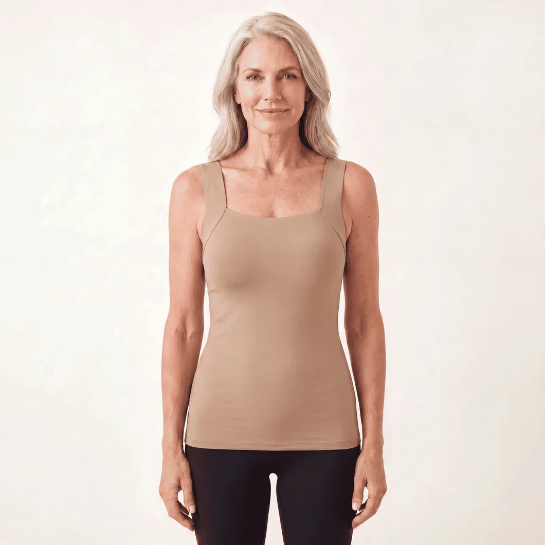 Canotta modellante con reggiseno integrato
