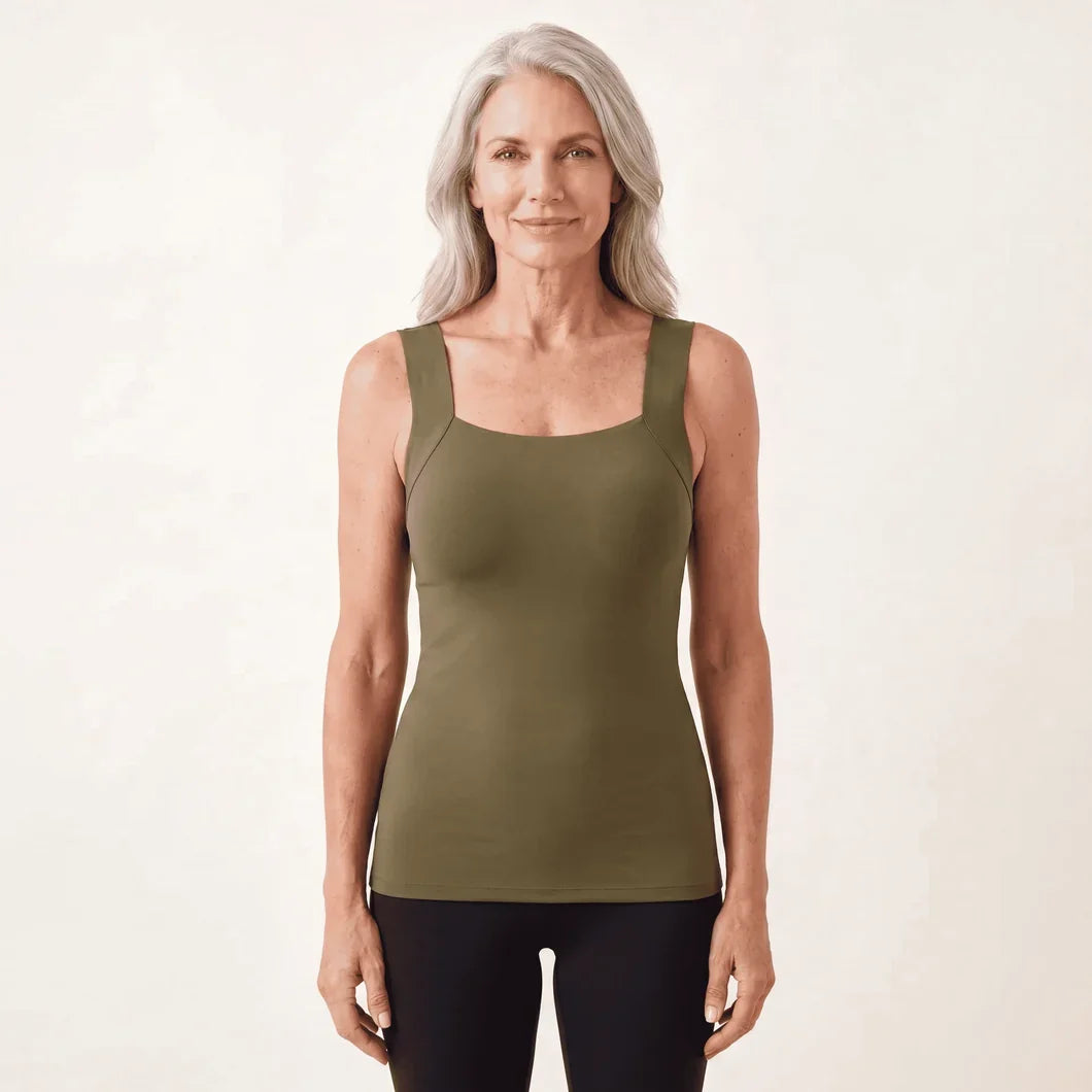 Canotta modellante con reggiseno integrato