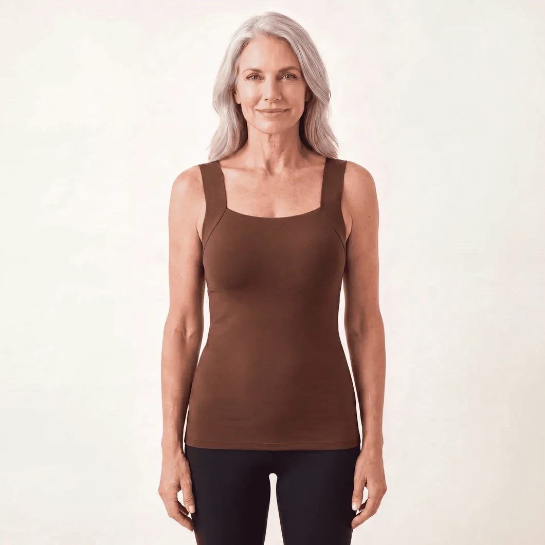 Canotta modellante con reggiseno integrato